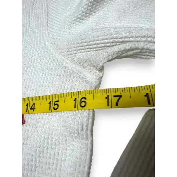 American Eagle White Thermal Long Sleeve Size Medium - Picture 7 of 7